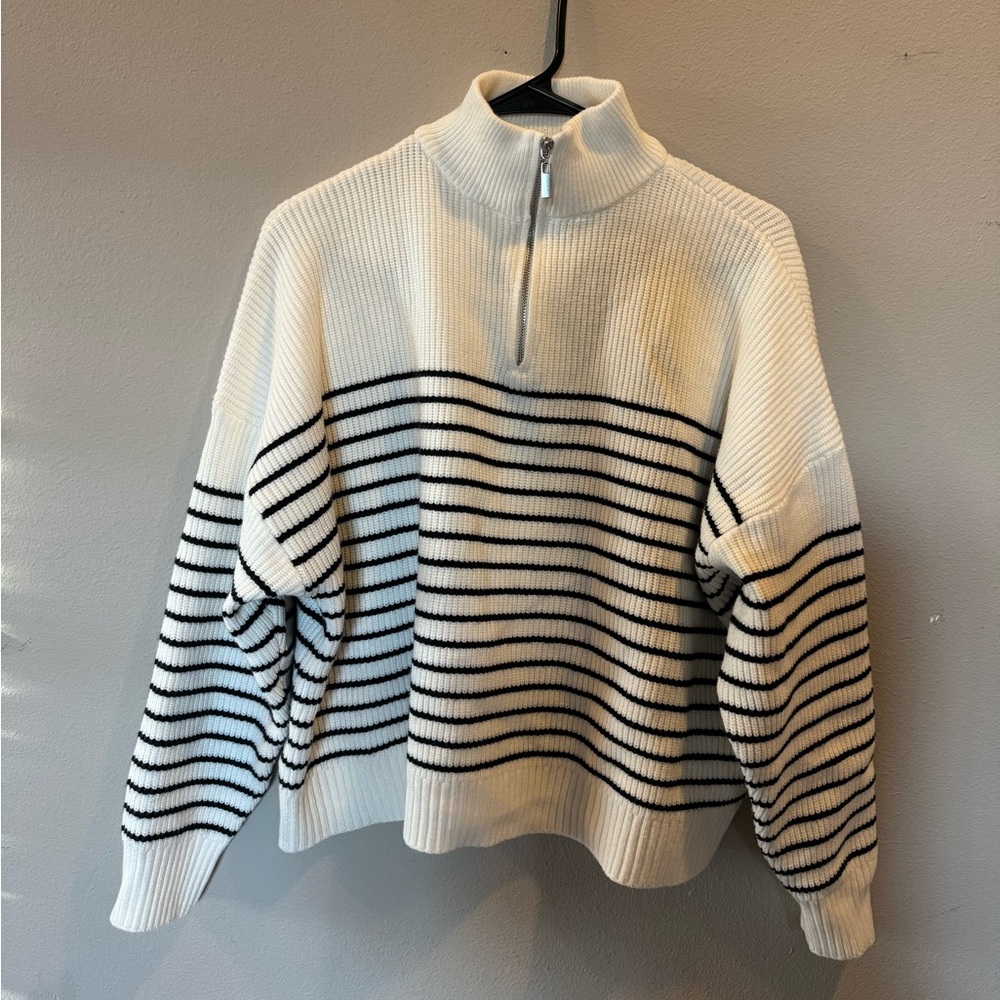 NWT Mango Striped Sweater in size S